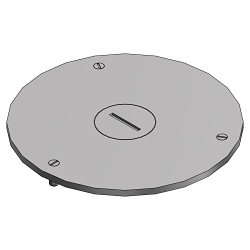 S/C P 60 3/4 AL ALUM.COVER PLATE