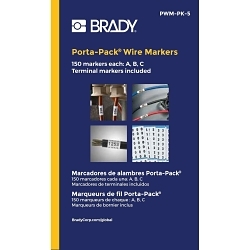 BRADY PWM-PK-5 CLIPSLEEVE WIRE MARKER S