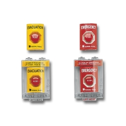 FED-SIGNAL PSCERFED COVER PULL STATION EMERG