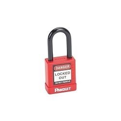PANDUIT PSL-8 RED PLASTIC BODY PADLOCK