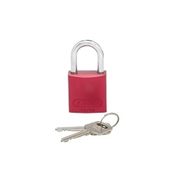 PANDUIT PSL-7 ALUMINUM BODY PADLOCK RED