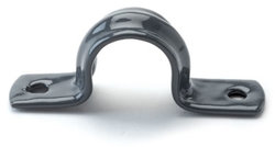 PVCCOAT-GRC 1-1/2 PIPE S TRAP 2 HOLE STAMPED