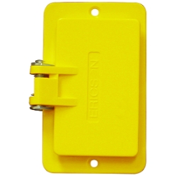 ERICSON 6135-Y COVERPLATE 1-GANG BLUE G