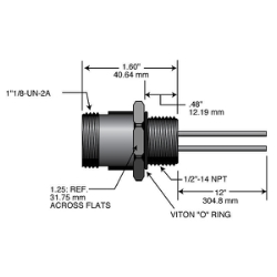 ERICSON 83FRC MINI-SYNC RECEPTACLE FEMALE STRAIG