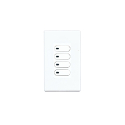 HBA NXSW-2-WH 2 TOGGLE BUTTON WHITE NETWORED SW