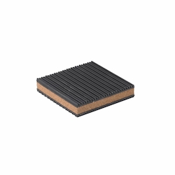 B-LINE CNP-16 CORK AND RIBBED NEOPRENE PAD 4-IN
