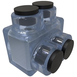 ILSCO ECTS-2-1/0 CLEAR INS MECH T 1/0-14 UL CSA