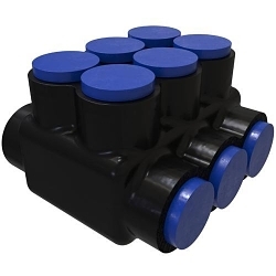 ILSCO PBT2-6-250-F INS (6) 250-64/0FX2/0M3/0DL