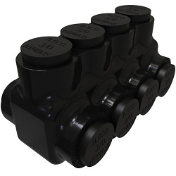 ILSCO PBTD-4-3/0 INSUL AL MECH (4) 3/0-6 DUAL T