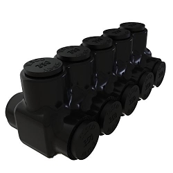 ILSCO PBTD-5-350 INSUL AL MECH (5) 350-6 DUAL T