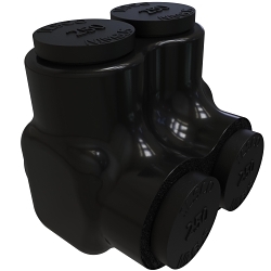 ILSCO PBTS-2-250 INSUL AL MECH (2) 250-6 SGL T