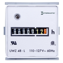 INT-MAT UWZ48E-120U AC HOUR METER 120V FLUSH MO