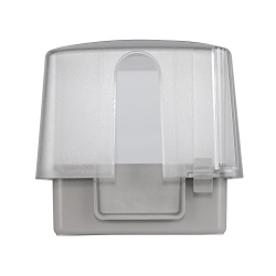 INT-MAT WP5500C W/P CVR DBL 30/50 AMP CLEAR