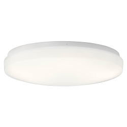 KICHLER 10768WHLED FLUSH MOUNT LED 16-IN WH