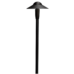 KICHLER 15870BKT30R SMALL DOME LED PATH LIGH