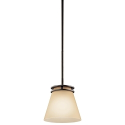 KICHLER 1687OZ MINI PENDANT 1LT OLDE BRONZE