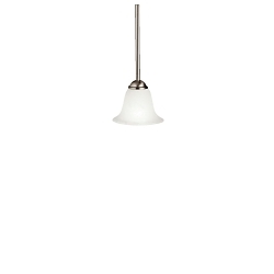 KICHLER 2771NI MINI PENDANT 1LT BRUSHED NICK