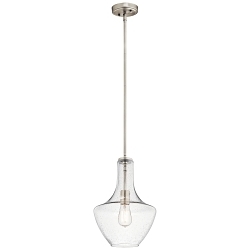 KICHLER 42141NICS PENDANT 1LT BRSHD NCKL