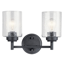 KICHLER 45885BK BATH 2LT BLACK