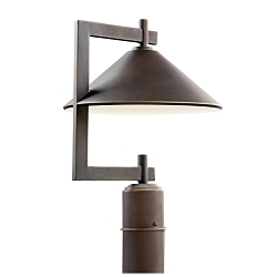 KICHLER 49063OZ OUTDOOR POST MT 1LT OLDE BRONZE