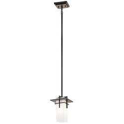 KICHLER 49640OZ OUTDOOR PENDANT 1LT OLDE BRONZE