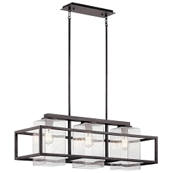 KICHLER 49805WZC OUTDOOR LINEAR CHANDELIE