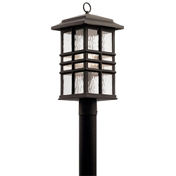 KICHLER 49832OZ OUTDOOR POST MT 1LT OLDE BRONZE
