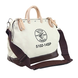KLEIN 5102-14SP DELUXE TOOL BAG CANVAS 10 POCKE