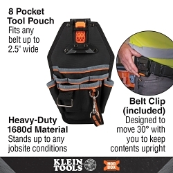 KLEIN 55832MB MODBOX 8 POCKET TOOL POUCH