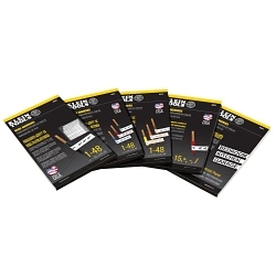 KLEIN 56253 WIRE MARKER BOOK BLACK LETTERS NUMBE