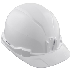 KLEIN 60100 HARD HAT NON-VENTED CAP STYLE WHI