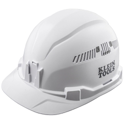 KLEIN 60105 HARD HAT VENTED CAP STYLE WHITE