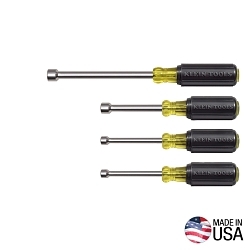 KLEIN 633 NUT DRIVER SET 3-IN SHAFTS CUSHION-