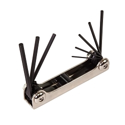 KLEIN 70581 FOLDING HEX KEY SET 8-KEY SAE SIZES