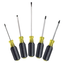 KLEIN 85445 SCREWDRIVER SET SLOTTED PHILLIPS AND