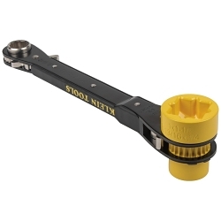 KLEIN KT155HD 6-IN-1 LINEMANS RATCHETING WREN