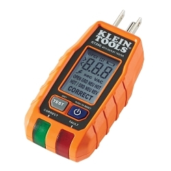 KLEIN RT250 GFCI RECEPTACLE TESTER WITH L