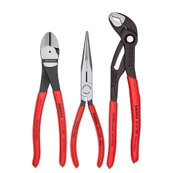 KNIPEX 00 20 08 US2 3 PC UNIVERSAL PLIERS SET