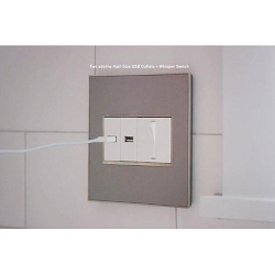 P&S ASWR1532-W4 WHISPER SWITCH- 2 MOD 15A SP/3W