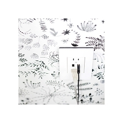 P&S AWP1G3PW4 MATTE WH 1G/3MOD WALL PLATE