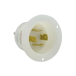 LEV 2735 WH INLT FLNG 3PO4WI 3PH L16-30P 30A48