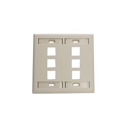 LEV 42080-6IP 6PORT DG QP WP W/ ID IV