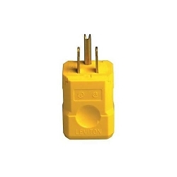 LEV 5256-VY YL PYTHON PLUG 2PO 3WI 5-15P 15A12