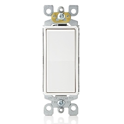LEV 5601-P2W WH DEC ROCK SW SP 15A120/277VAC