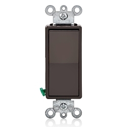 LEV 5604-2 BR DEC AC ROCK SW 4W 15A120/277VAC
