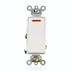 LEV 5631-2W WH SW DEC SP ILLUM 20A120VAC.