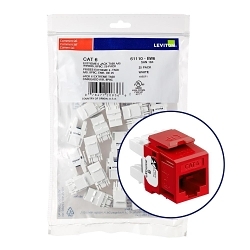 LEV 61110-BC6 EXTREME CAT 6 UTP JACK 25PK CRIM