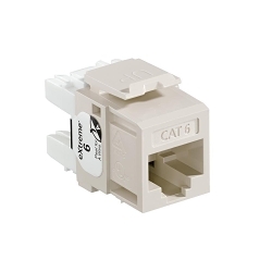 LEV 61110-RT6 EXTREME CAT 6 UTP JACK LT ALMOND