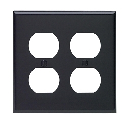 LEV 80716-E EB WP 2G DUP OUTLET THERMOPL