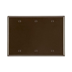 LEV 85033 BR WP 3G 3BLANK BOX MNT